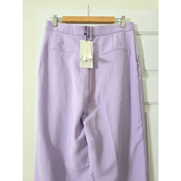 Zara Purple Full Length Pants M NWT - Picture 8 of 11